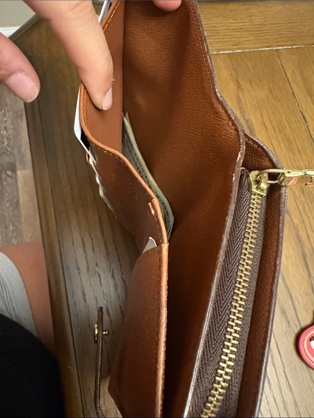 Louis Vuitton Monogram Canvas Snap Card wallet